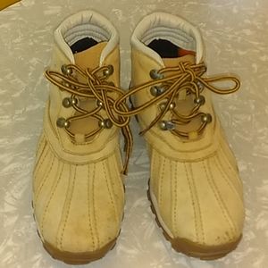 Polo sports duck style boots.